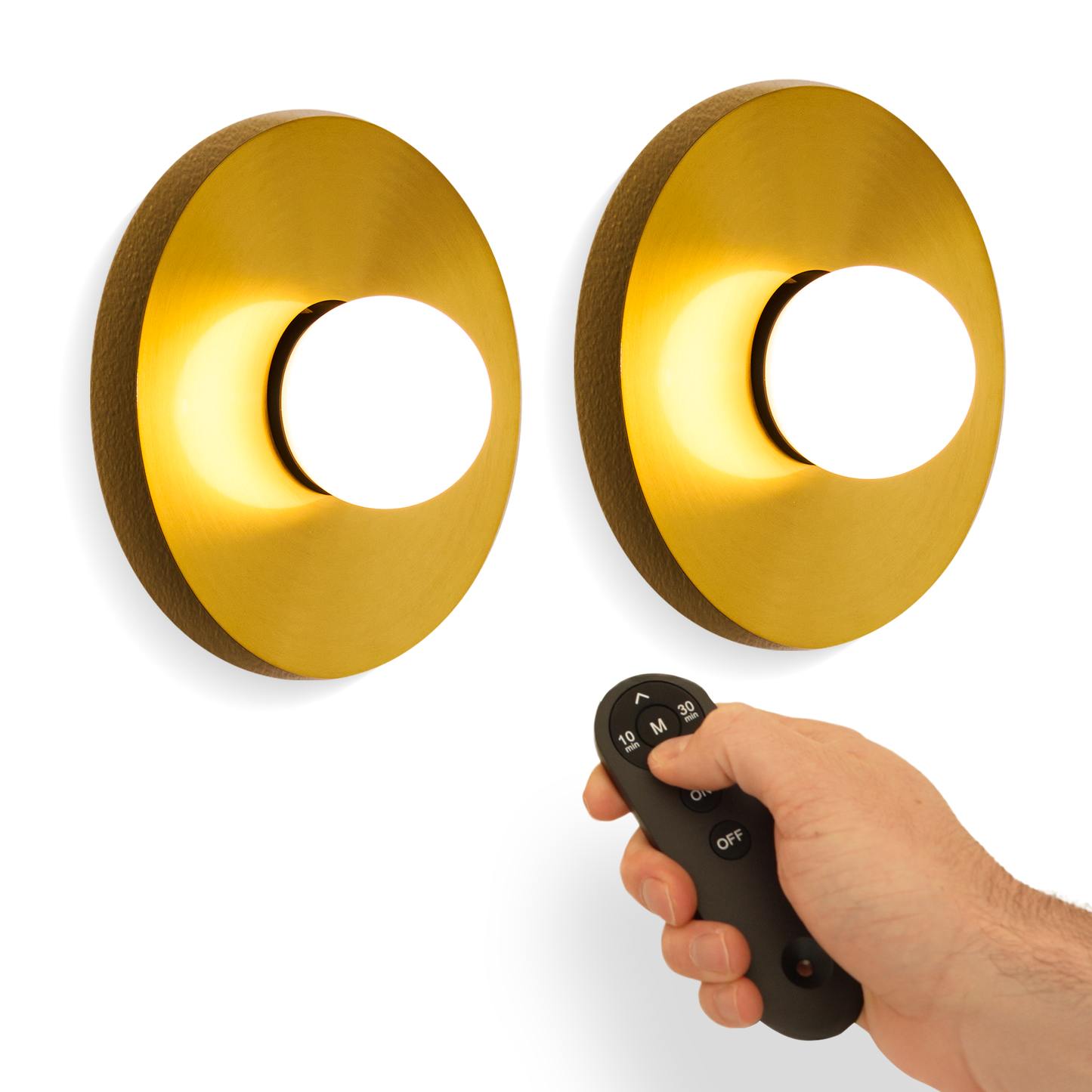 Nova Wireless Wall Sconces (2 Pack)