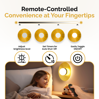 Nova Wireless Battery Operated Wall Sconces